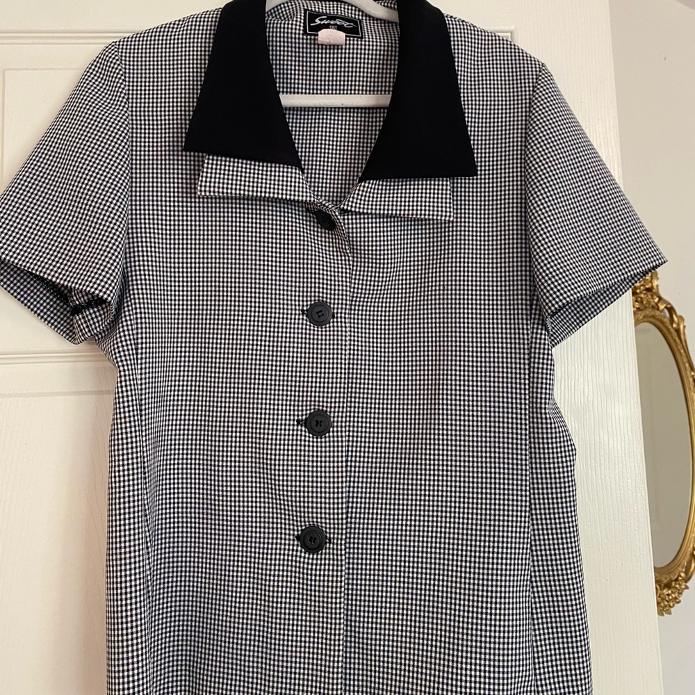 Vintage Sweet Suit Button Up Blouse